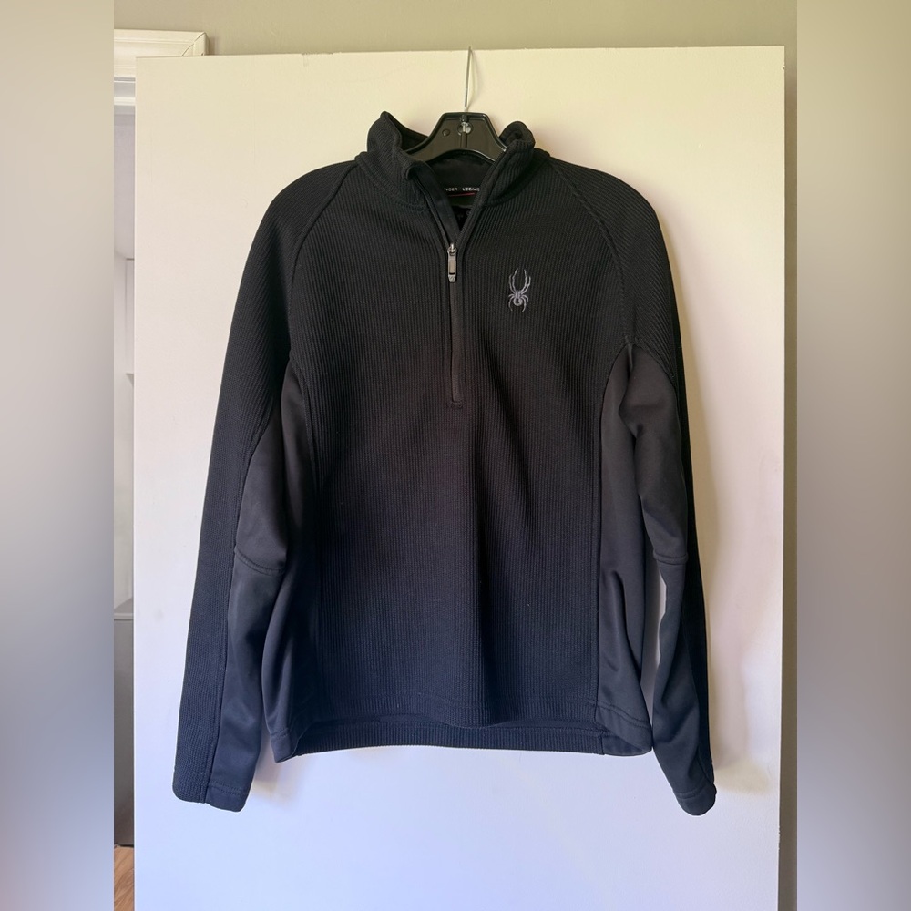 Spyder Black Half-Zip Pullover